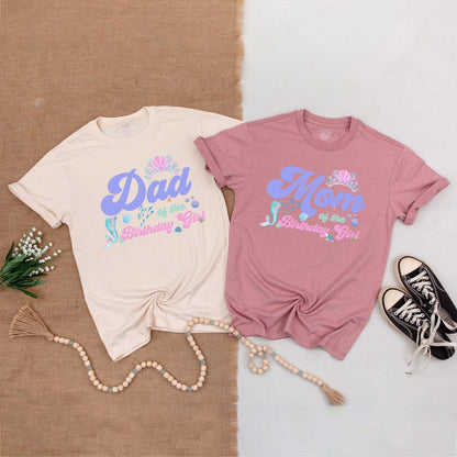 Mermaid Birthday Girl Shirt: Oneder The Sea Family Matching Outfit, Cute 1st Birthday Princess Party Tee, Happy Birthday Outfit, Mommy and Me Shirt (138 chars)
