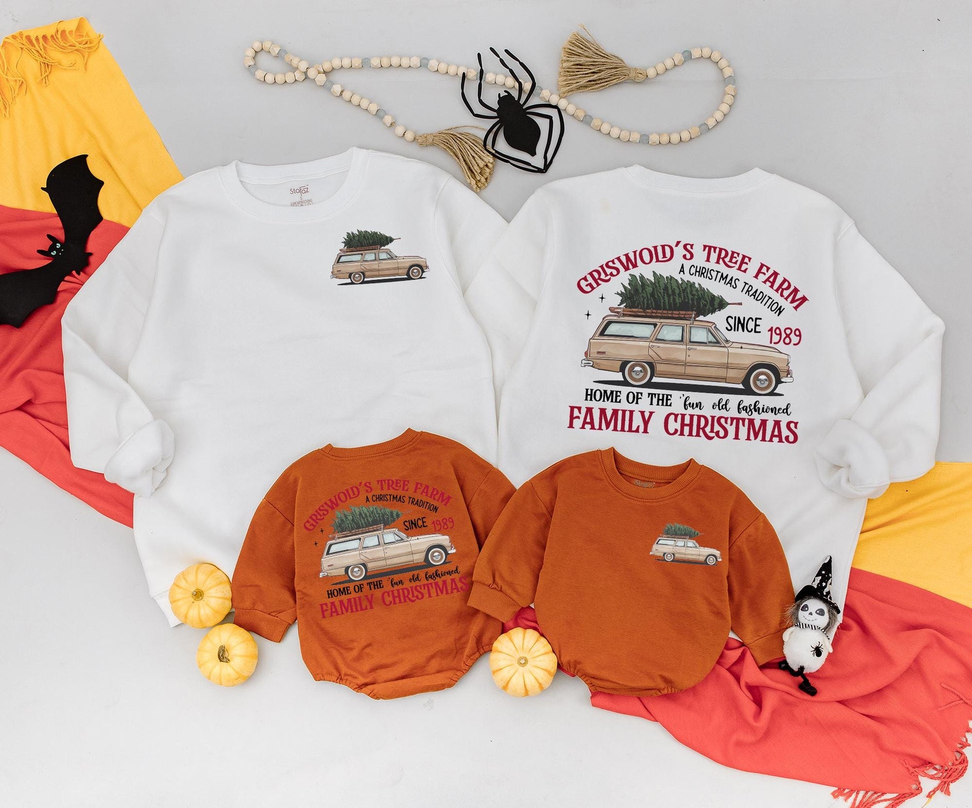 Griswold's Christmas Tree Farm Vintage Station Wagon Sweatshirt Family Tradition Cozy Christmas Gift