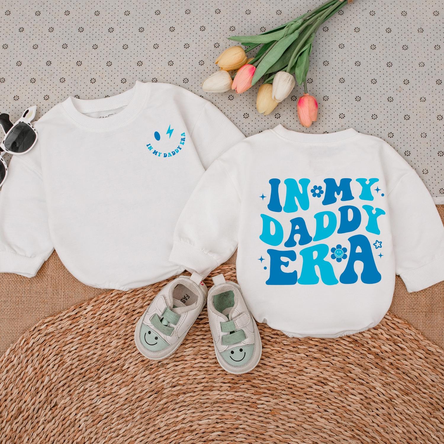 In My Daddy Era Baby Boy Romper Newborn Bodysuit Gift From Dad Baby Shower Announcement Boy Clothes Cotton, Gift for Son