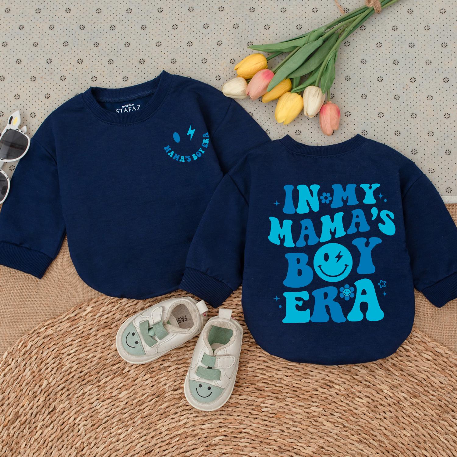 In My Mama's Boy Era Baby Romper Newborn Bodysuit Gift Cute Infant Outfit for Boy Perfect Baby Shower Present Announcement