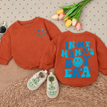 In My Mama's Boy Era Baby Romper Newborn Bodysuit Gift Cute Infant Outfit for Boy Perfect Baby Shower Present Announcement