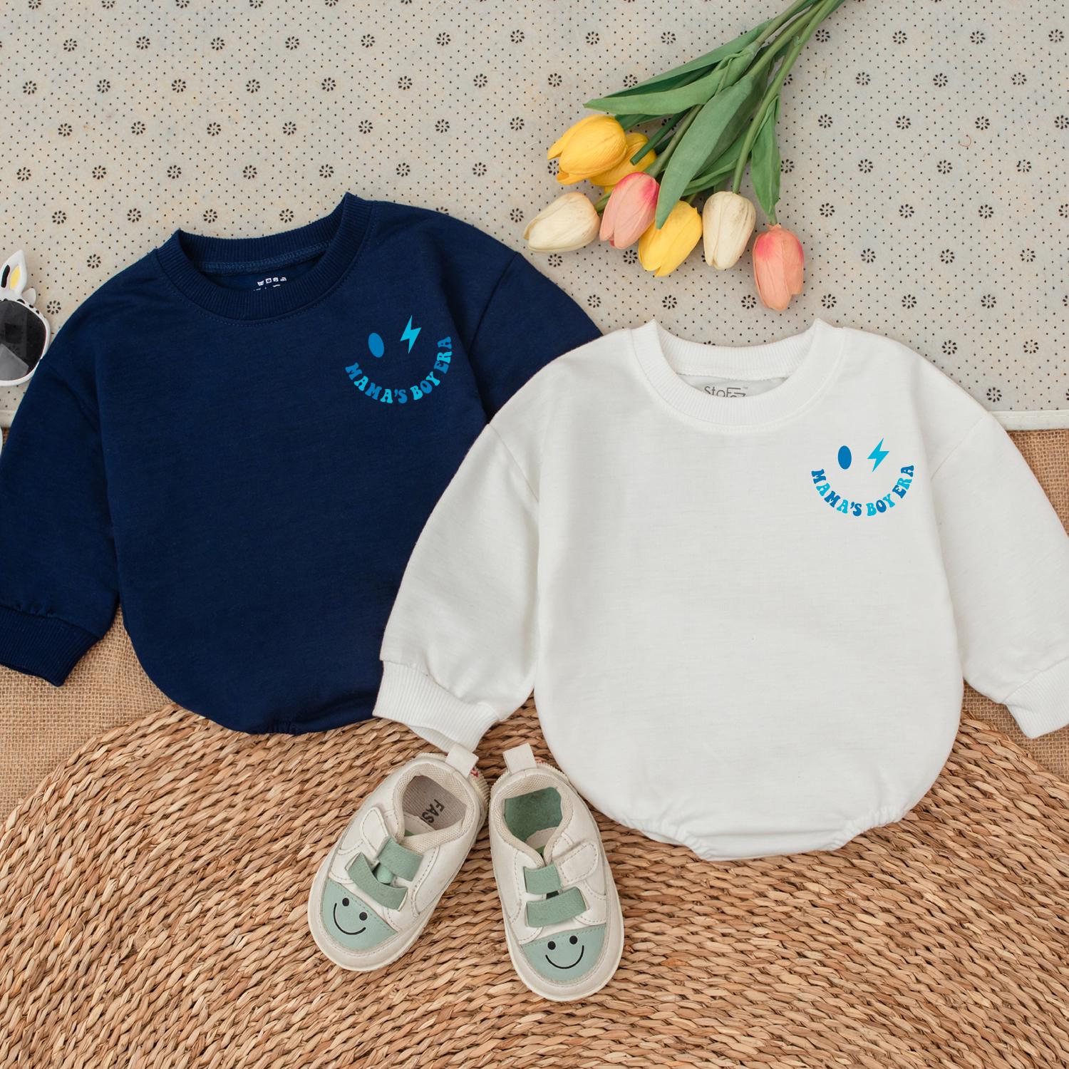 In My Mama's Boy Era Baby Romper Newborn Bodysuit Gift Cute Infant Outfit for Boy Perfect Baby Shower Present Announcement