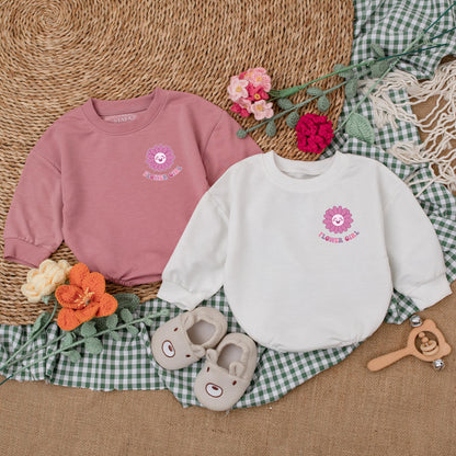 In My Flower Girl Era Baby Romper Bodysuit Flower Girl Wedding Outfit Trendy Soft Cotton Bridal Party Infant Toddler Gift