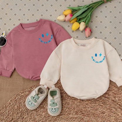 Lil Bro Era Baby Outfit Baby Boy Romper Newborn Gift Gender Neutral Baby Shower Present Cute Lil Brother Clothes