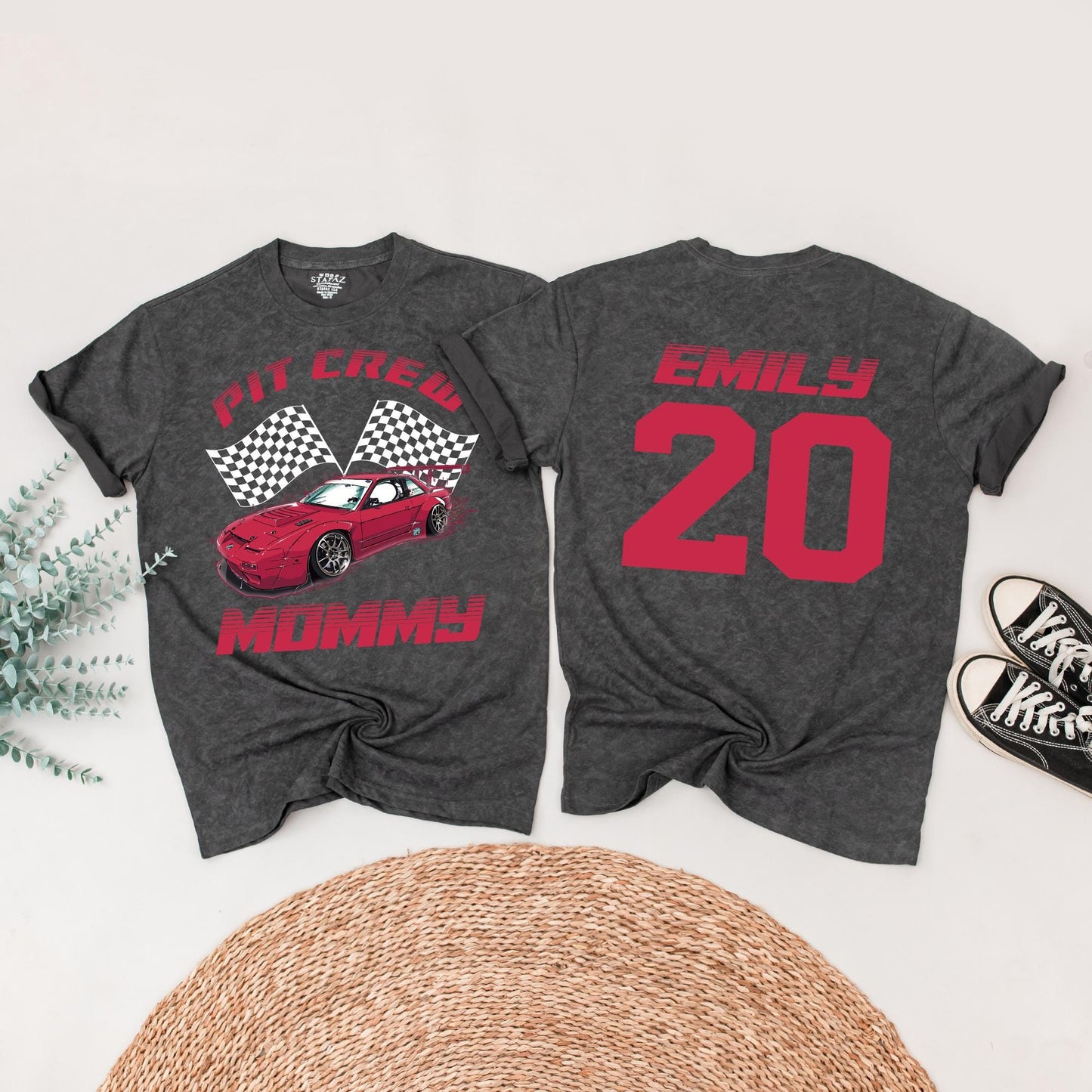 Fast One Birthday Boy Shirt, Pit Crew Race Car Tee, First Birthday Party Family Matching Outfit, Checkered Flag 1st Birthday, Red Car Racing (134)