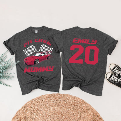 Fast One Birthday Boy Shirt, Pit Crew Race Car Tee, First Birthday Party Family Matching Outfit, Checkered Flag 1st Birthday, Red Car Racing (134)