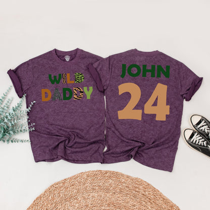 Wild One Birthday Matching Family Shirts: Safari Zoo Theme, Mommy Daddy Baby Outfit, Animal Print, 1st Birthday Party, Vacation Shirts 136