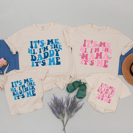 Personalized Family Birthday Matching Shirts Girl 1st Birthday Outfit Toddler Baby Celebration Party Tee Soft Cotton Apparel for Mom Dad & Kids