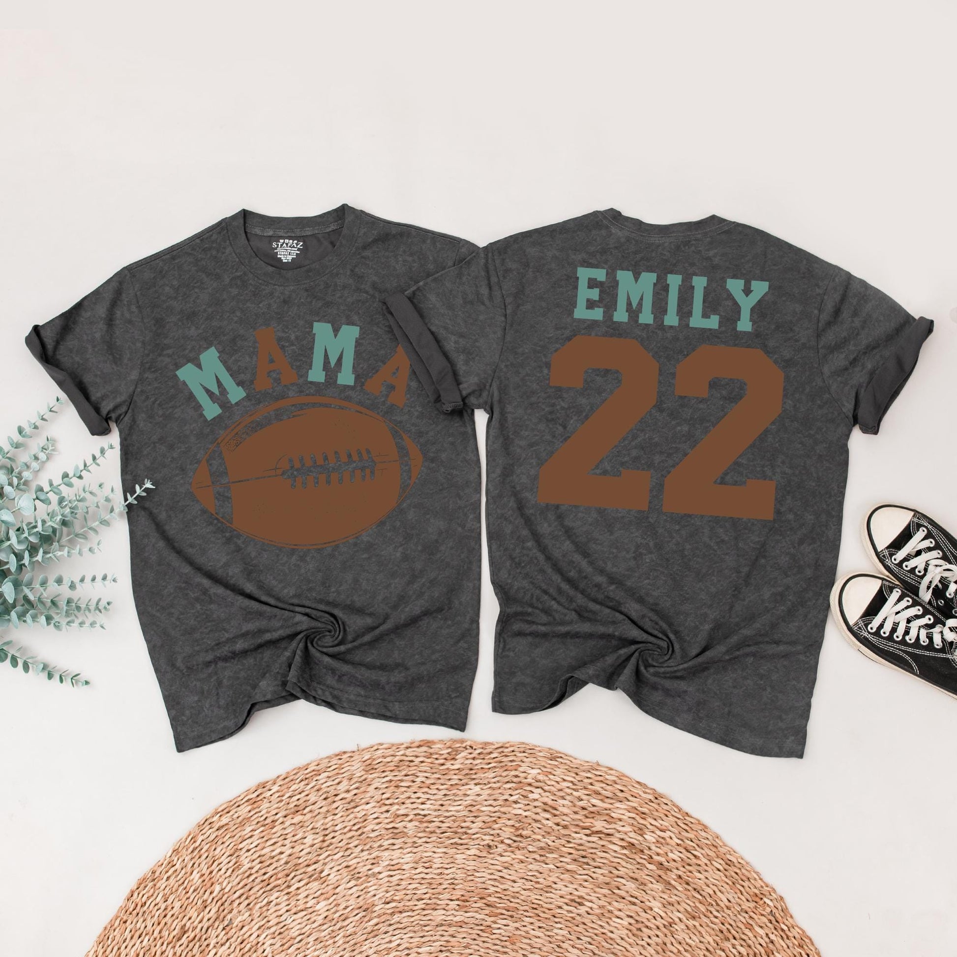 Baby Boy Football 1st Birthday Outfit | Touchdown One Family Tees