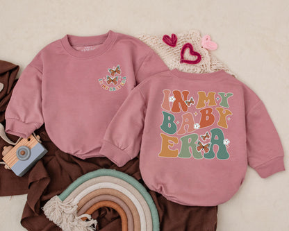 In My Baby Era Romper Groovy Newborn Bodysuit Gift 1st Birthday Girl Outfit Retro Cute Baby Clothes Coming Home Outfit