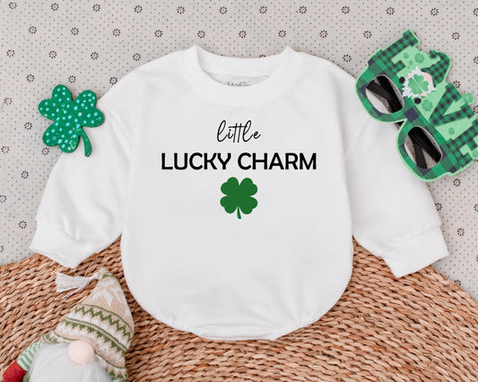 My First St Patrick's Day Lucky Clover Baby Bodysuit for Boys and Girls Adorable Newborn Infant Irish Baby Shower Gift Outfit