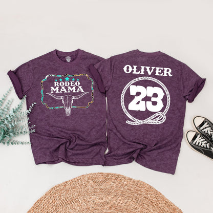 My First Rodeo Birthday Family Matching Shirts, Western Steer Skull 1st Birthday Party Outfit, Cowboy/Cowgirl Bday Tees