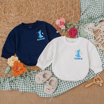 Personalized In My Birthday Boy Era Romper 1st Birthday Outfit Baby Boy Clothes Custom Name Bodysuit Gift for Birthday Boy First Birthday