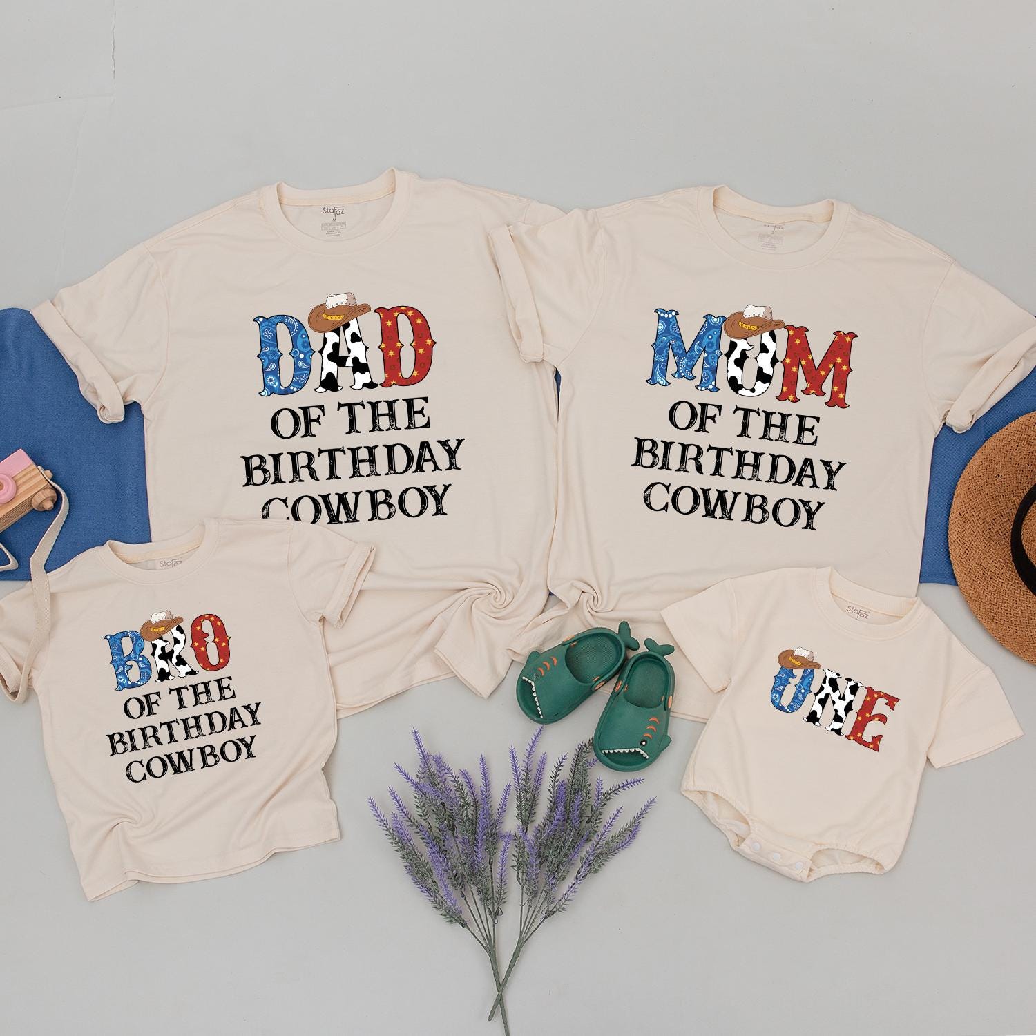 My First Rodeo Birthday Cowboy Shirt for Toddler Baby Boy or Girl Western Rodeo Theme Party Outfit