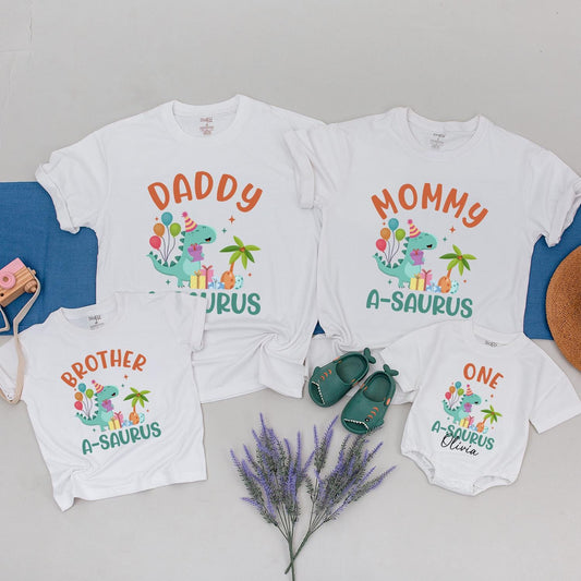 Family Dinosaur Birthday Shirts: Mama Saurus Matching Party Tee for Mom, Dad & Kids! Roar into Fun with Dino Theme Dadosaurus, Mamosaurus & More! (139 chars)