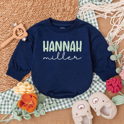 Custom Daisy Flower Romper for Baby Girl - Personalized Bubble Romper Outfit, Newborn Gift, Baby Shower Present, Coming Home Clothes