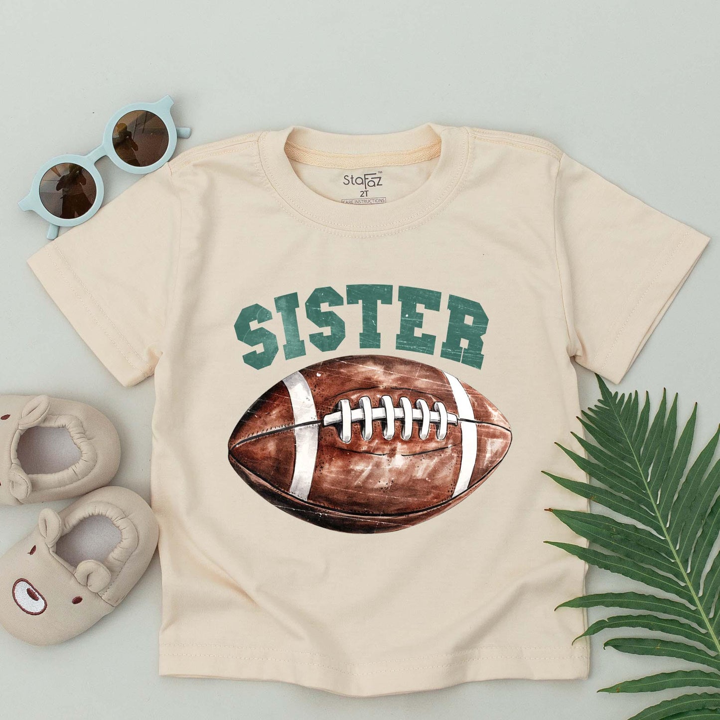 Personalized Football 1st Birthday Family T-Shirt & Romper Set, Custom First Year Down Party Outfit, Football Birthday Tee Boy