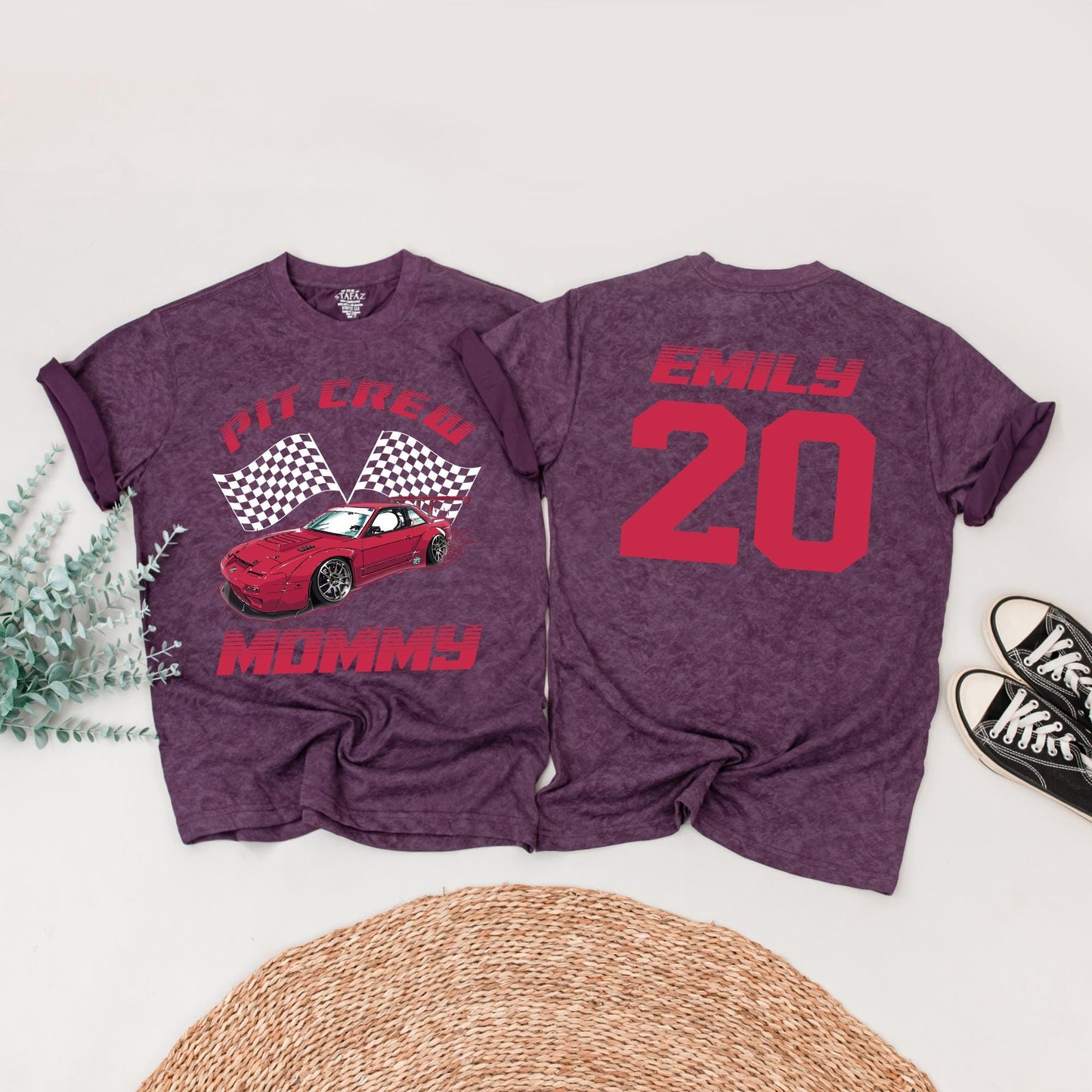 Fast One Birthday Boy Shirt, Pit Crew Race Car Tee, First Birthday Party Family Matching Outfit, Checkered Flag 1st Birthday, Red Car Racing (134)