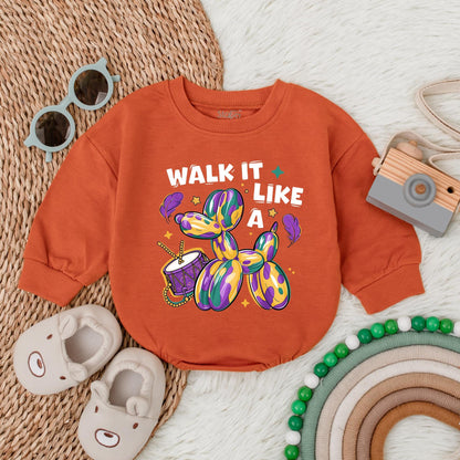 Mardi Gras Bubble Romper Funny King Cake Baby Bodysuit Baby Shower Gift Festive Holiday Newborn First Birthday Matching Outfits