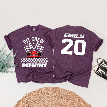 Fast One Pit Crew Birthday Boy Shirt, Race Car 1st Birthday Tee, Checkered Flag Family Matching, Black & Red Racing Theme Party, Baby First Birthday Outfit (139 chars)