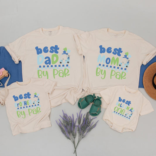 Boys Golf First Birthday Hole in One Party Shirt Smash Cake Outfit 1st Birthday Celebration Gift