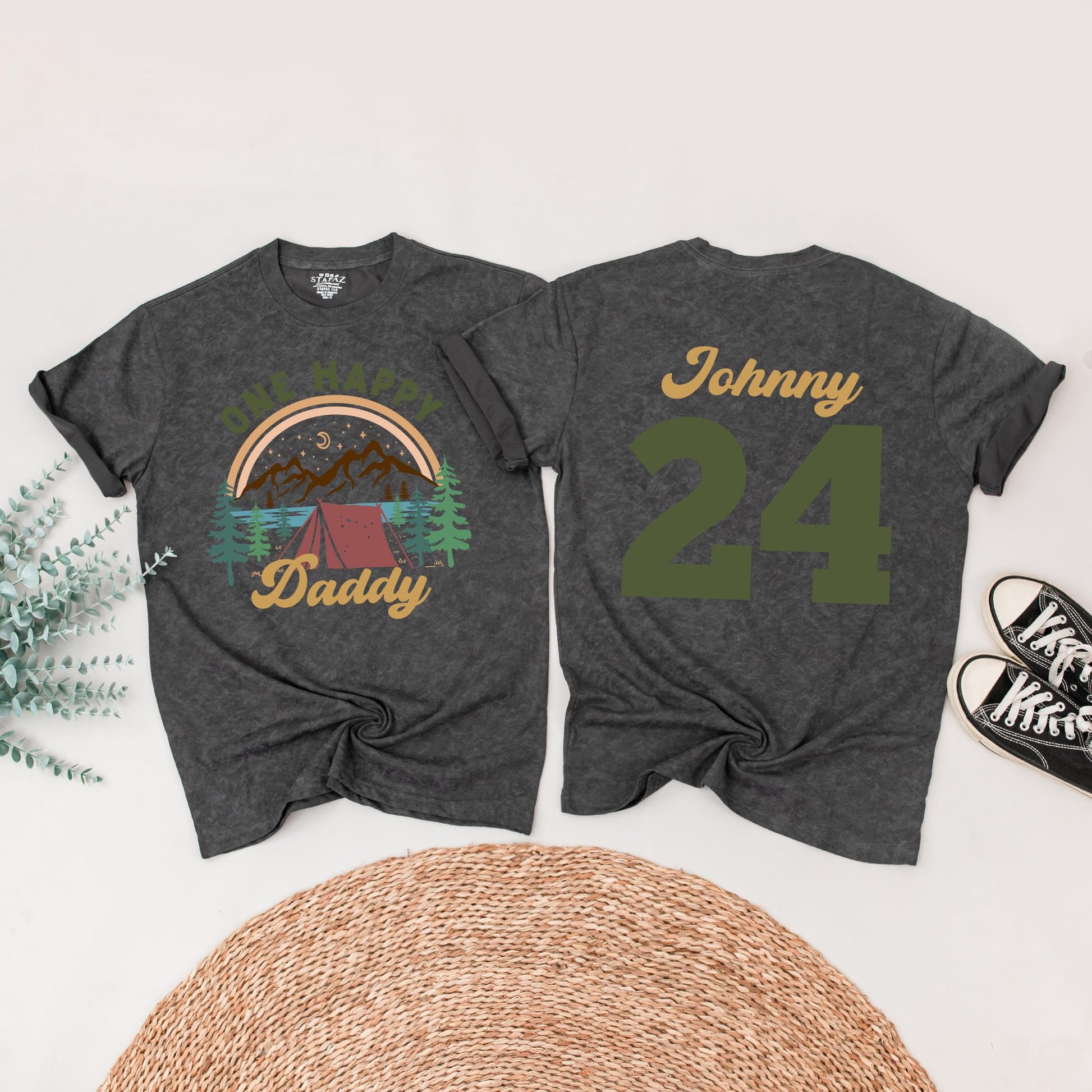 One Happy Camper First Birthday T-Shirt & Family Matching Shirts