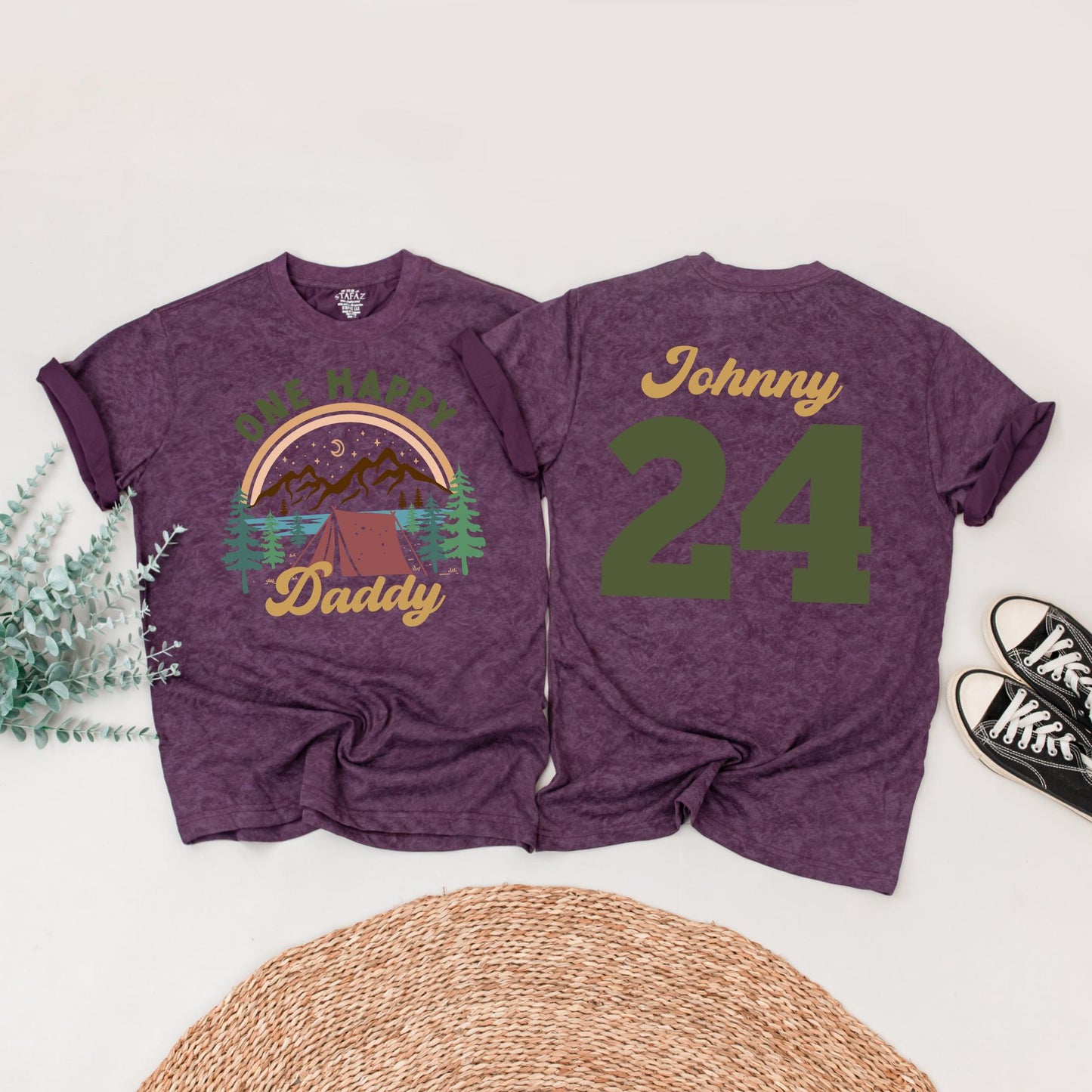 One Happy Camper First Birthday T-Shirt & Family Matching Shirts