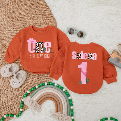 My First Rodeo Bubble Romper Western Cowgirl 1st Birthday Outfit Baby Girl Newborn Outfit Adorable Western Style Gift
