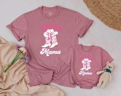My First Rodeo Family Matching Shirts, 1st Birthday Cowgirl Party Outfit, Western Farm Theme, Baby T-shirt, Matching Siblings Clothes Cute (138 chars)
