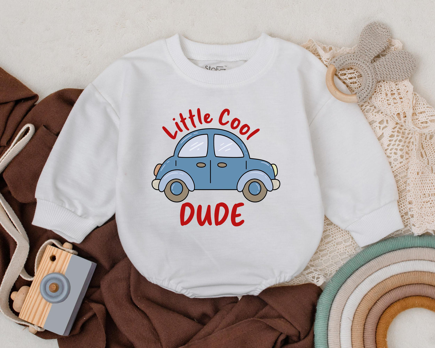 Cool Little Dude Romper Newborn Bodysuit One Cool Dude First Birthday Outfit Baby Boy Clothes