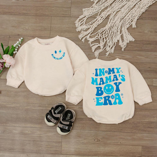 In My Mama's Boy Era Baby Romper - Newborn Bodysuit Baby Shower Gift for Son - Coming Home Outfit, Mom Boy Outfit, Baby Boy Clothes
