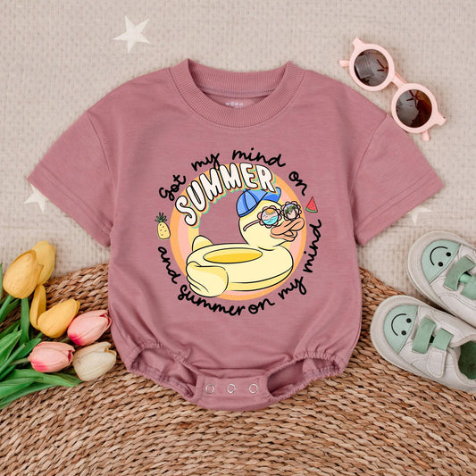 Aloha Hibiscus Flower Baby Girl Romper Summer Beach Hawaiian Vacation Outfit Infant Girls Clothes