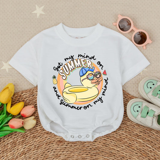 Aloha Hibiscus Flower Baby Girl Romper Summer Beach Hawaiian Vacation Outfit Infant Girls Clothes