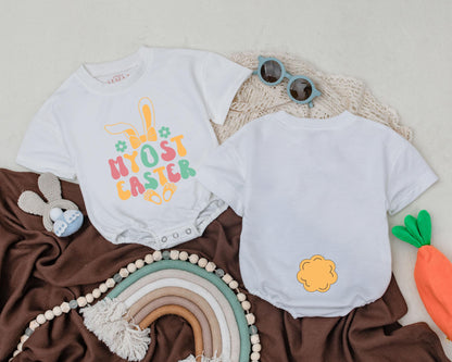 My First Easter Bunny Romper Baby Boy Girl Outfit, Cute Easter Day Clothes, Baby Shower Gift, Personalized Bunny Bodysuit