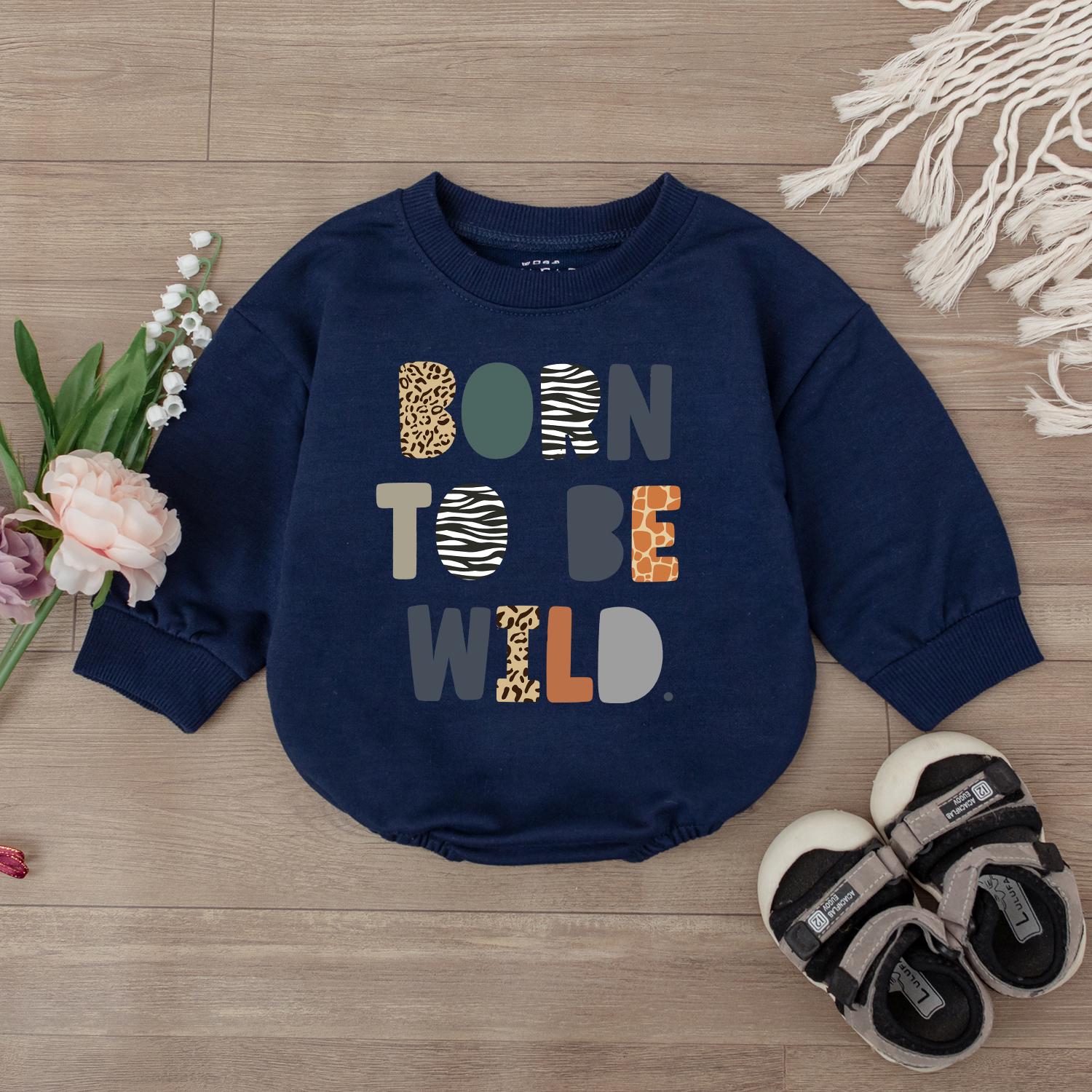 Born To Be Wild Safari Birthday Outfit for Girls Cute Zoo Animal Theme Toddler Baby First Birthday Clothes