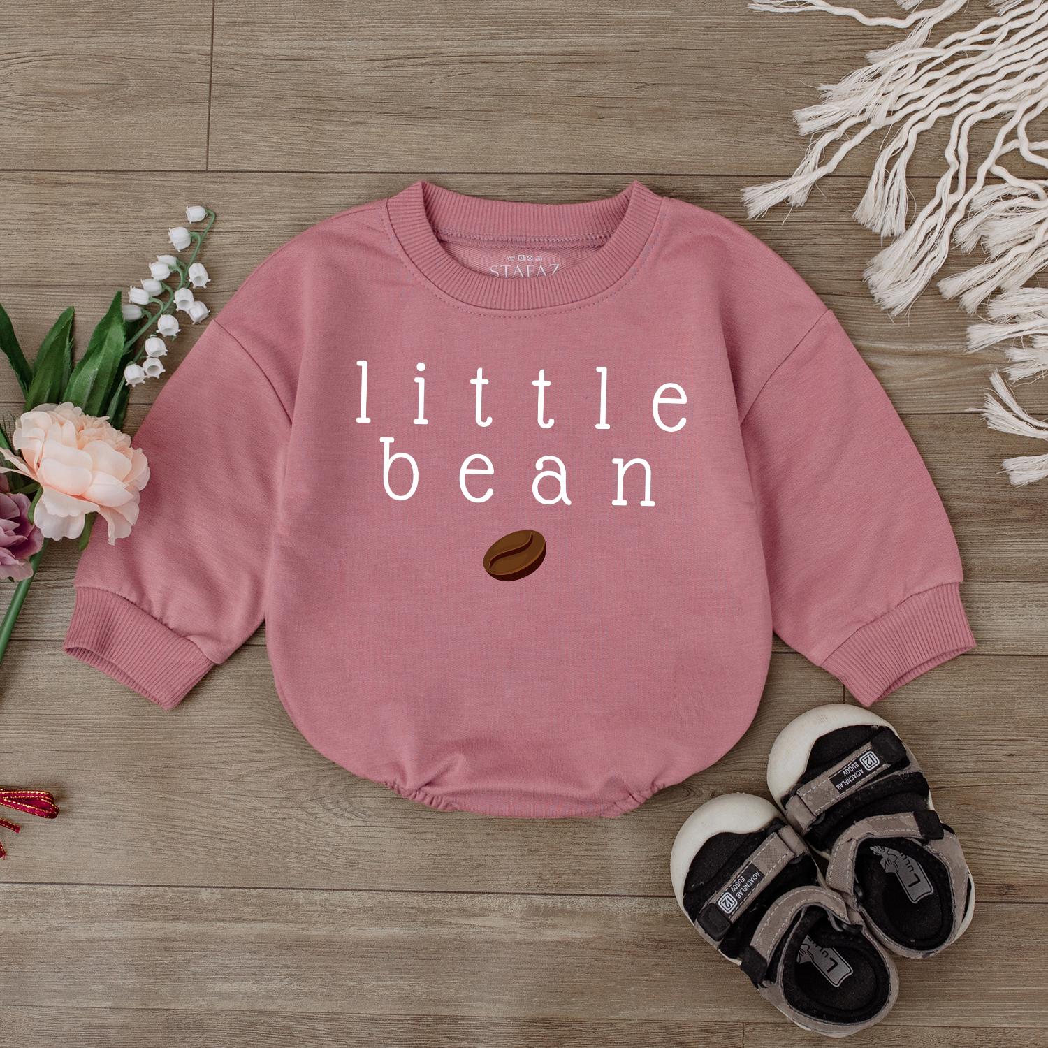 Little Bean Baby Bodysuit My Birthstone Is a Coffee Bean Romper Minimalist Coffee Baby Outfit Newborn Unisex Gift
