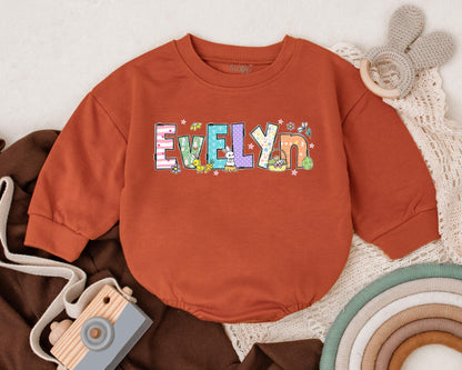 My First Easter Personalized Baby Romper Custom Name Easter Day Outfit Cute Bunny Spring Baby Shower Gift for Boys Girls
