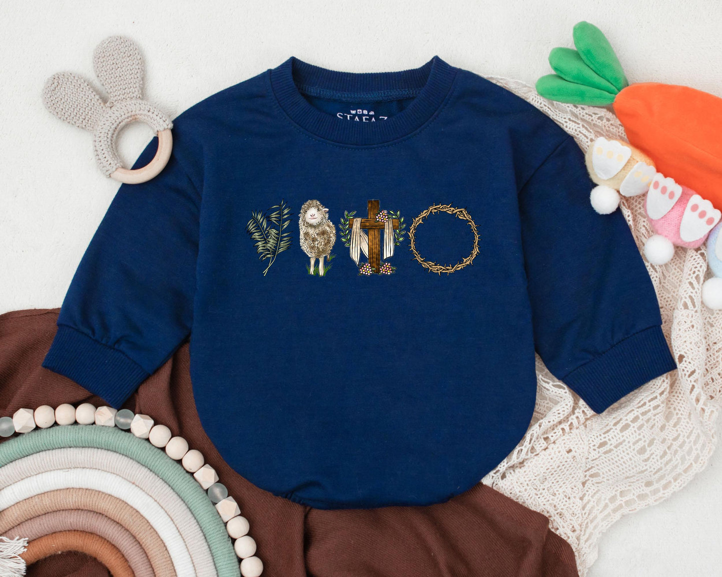 Sweet Easter Bunny Romper Cute Peep First Easter Day Baby Boy Girl Outfit Happy Easter Clothes Adorable Baby Shower Gift