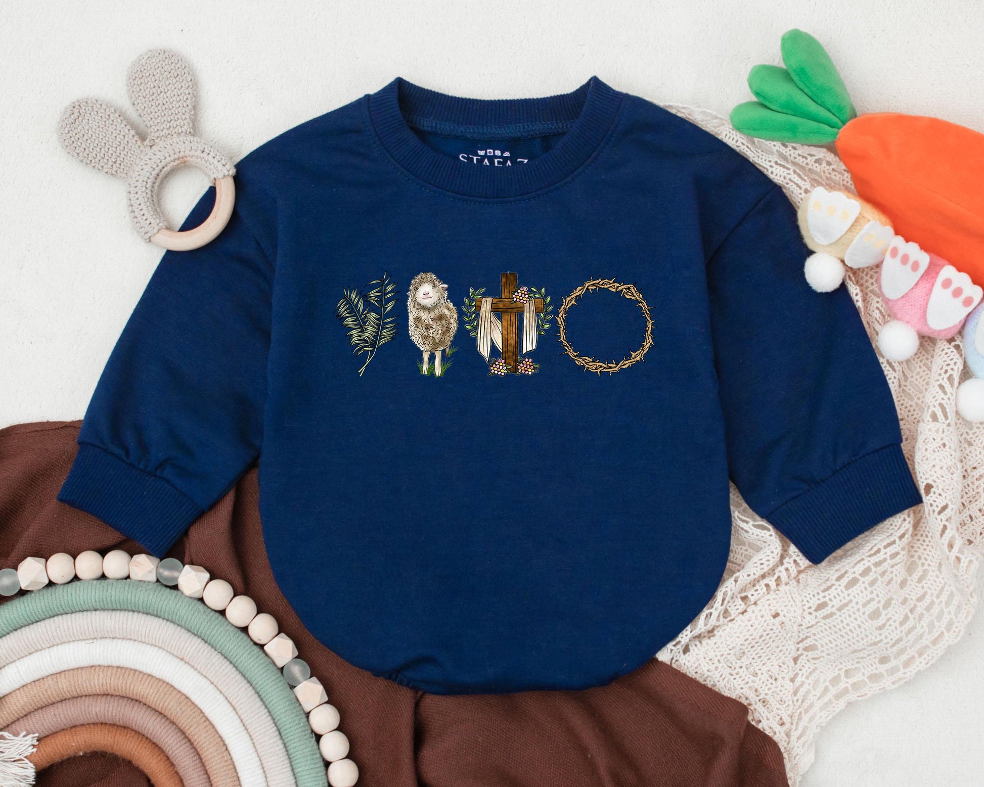 Sweet Easter Bunny Romper Cute Peep First Easter Day Baby Boy Girl Outfit Happy Easter Clothes Adorable Baby Shower Gift
