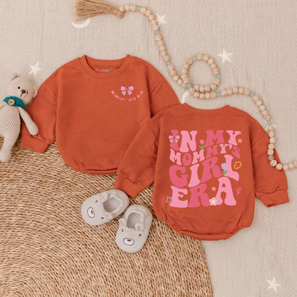 My Mommy's Girl Era Romper Baby Girl Outfit Mama's Girl Bodysuit Adorable Gift For Baby Girl Mother Day Celebration