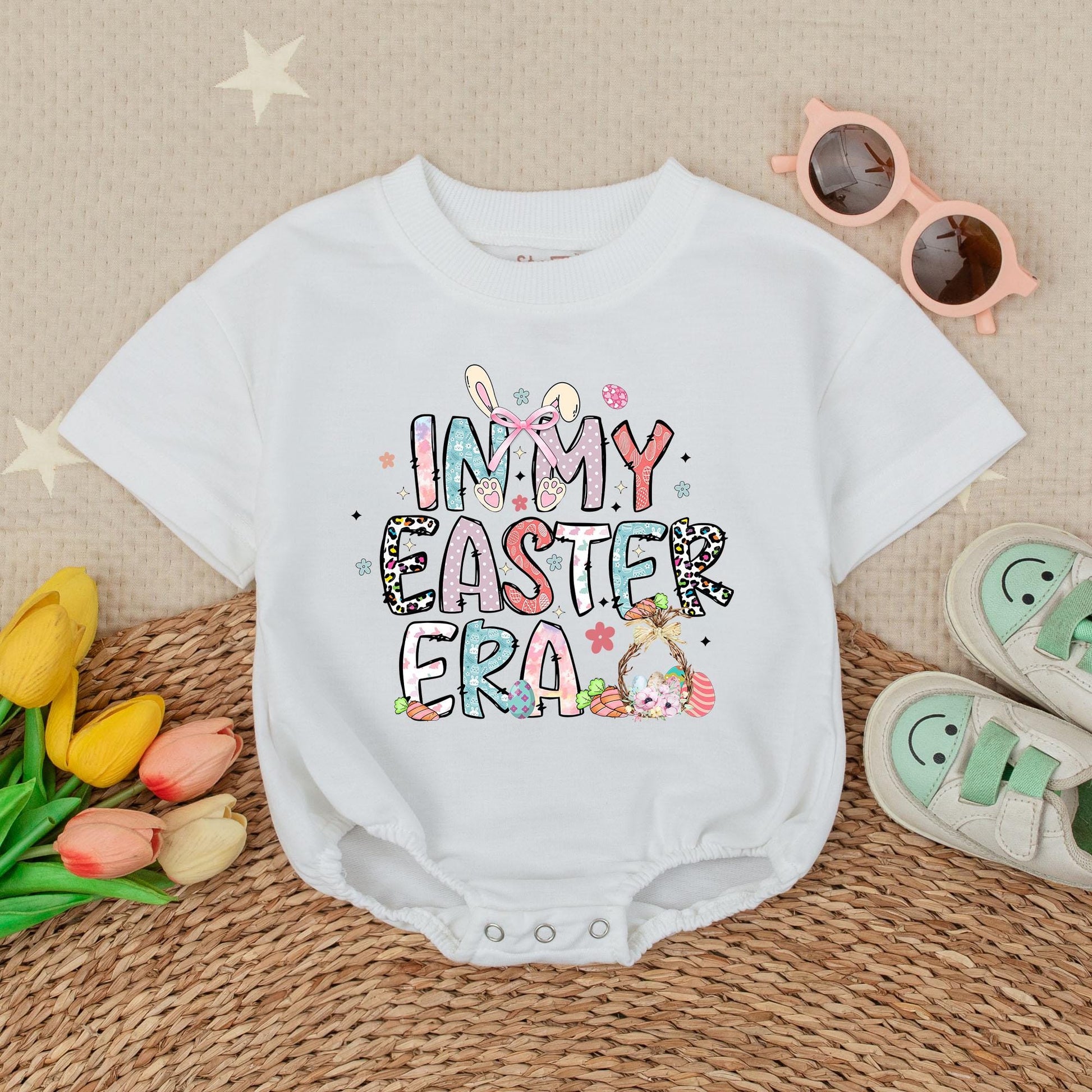 In My Easter Day Era Baby Romper First Easter Celebration Bodysuit Adorable Baby Gift Shower Present Newborn Outfit Soft Cotton