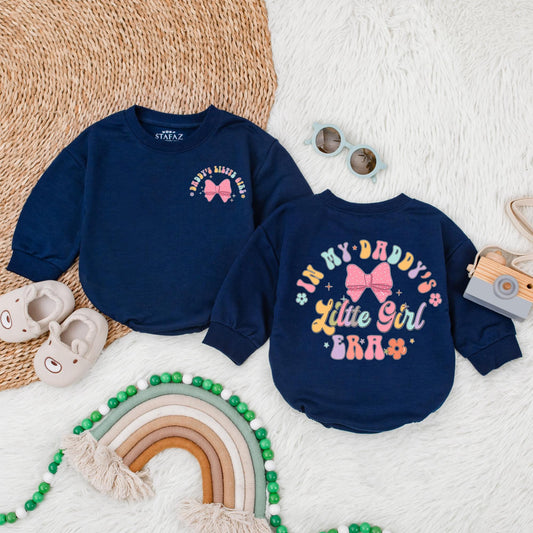 In My Daddy's Little Girl Era Romper, Daddy and Me Bodysuit for Baby Girl, Newborn Coming Home Outfit, First Father's Day Gift