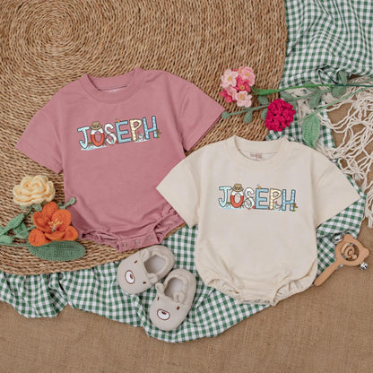 Fishing Baby Romper - Personalized Father's Day Baby Bodysuit - Fishing Baby Shower Gift Outfit for Boy or Girl