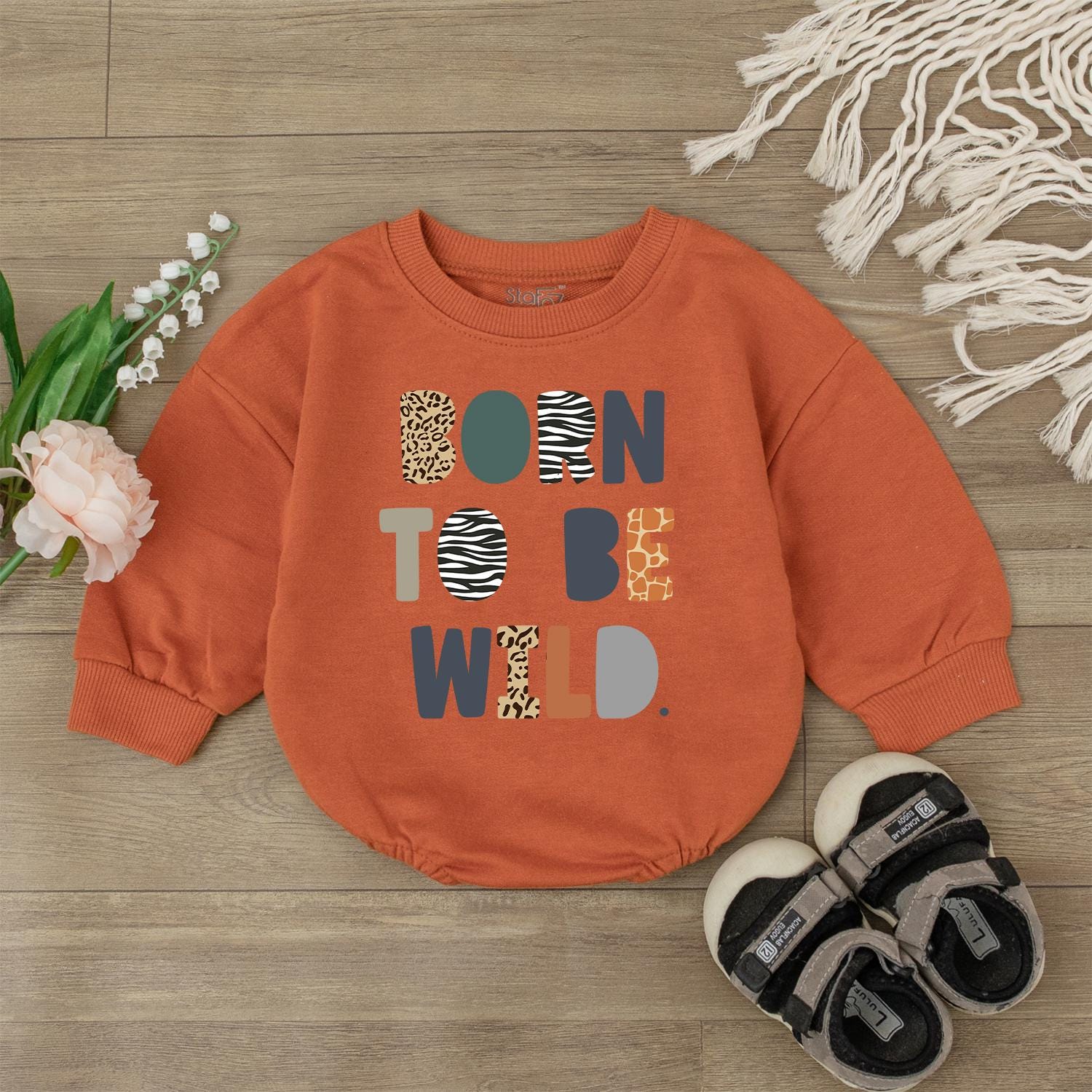 Born To Be Wild Safari Birthday Outfit for Girls Cute Zoo Animal Theme Toddler Baby First Birthday Clothes
