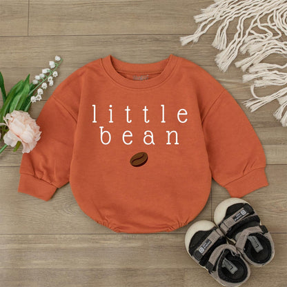 Little Bean Baby Bodysuit My Birthstone Is a Coffee Bean Romper Minimalist Coffee Baby Outfit Newborn Unisex Gift
