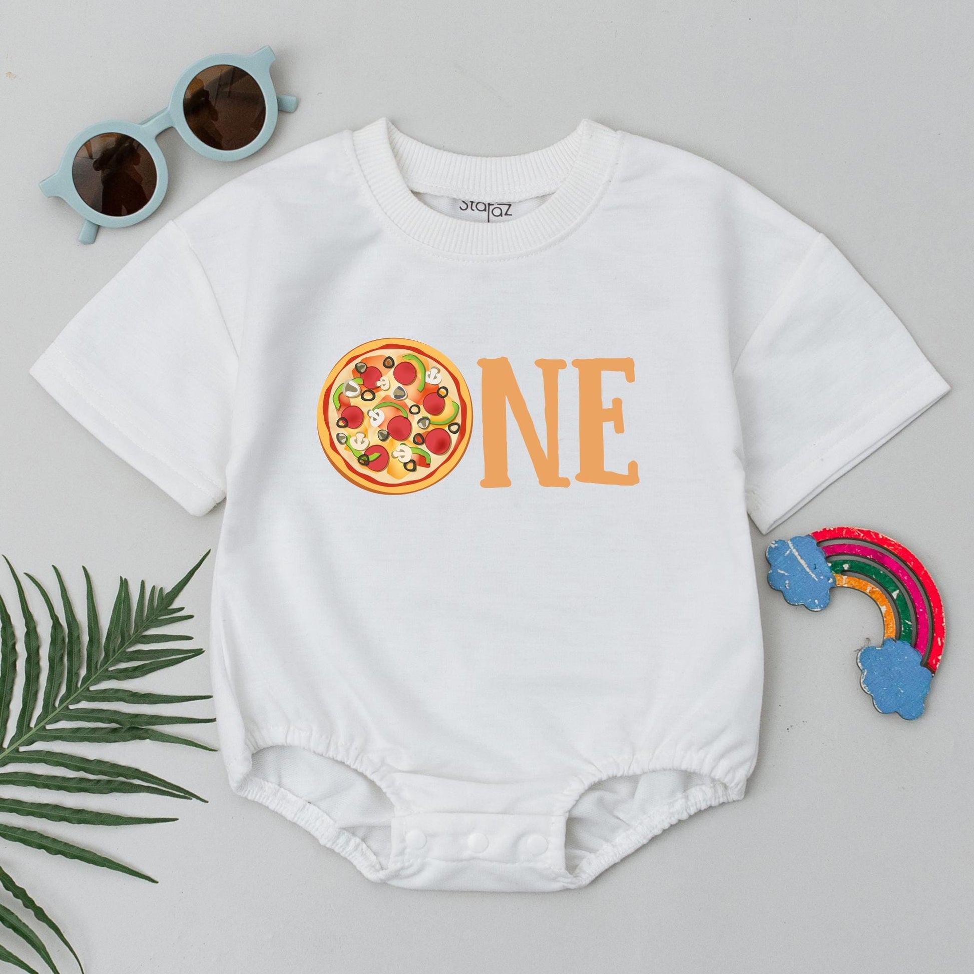 Matching Pizza Birthday Family T-Shirts - Pizza First Birthday Girl Tee, Mommy & Me Outfits, Baby Girl Romper, Slice Slice Baby