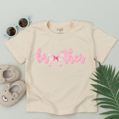 Matching Pink Bow 1st Birthday Family Shirts: Personalized First Birthday Girl Outfit & Party Tees
