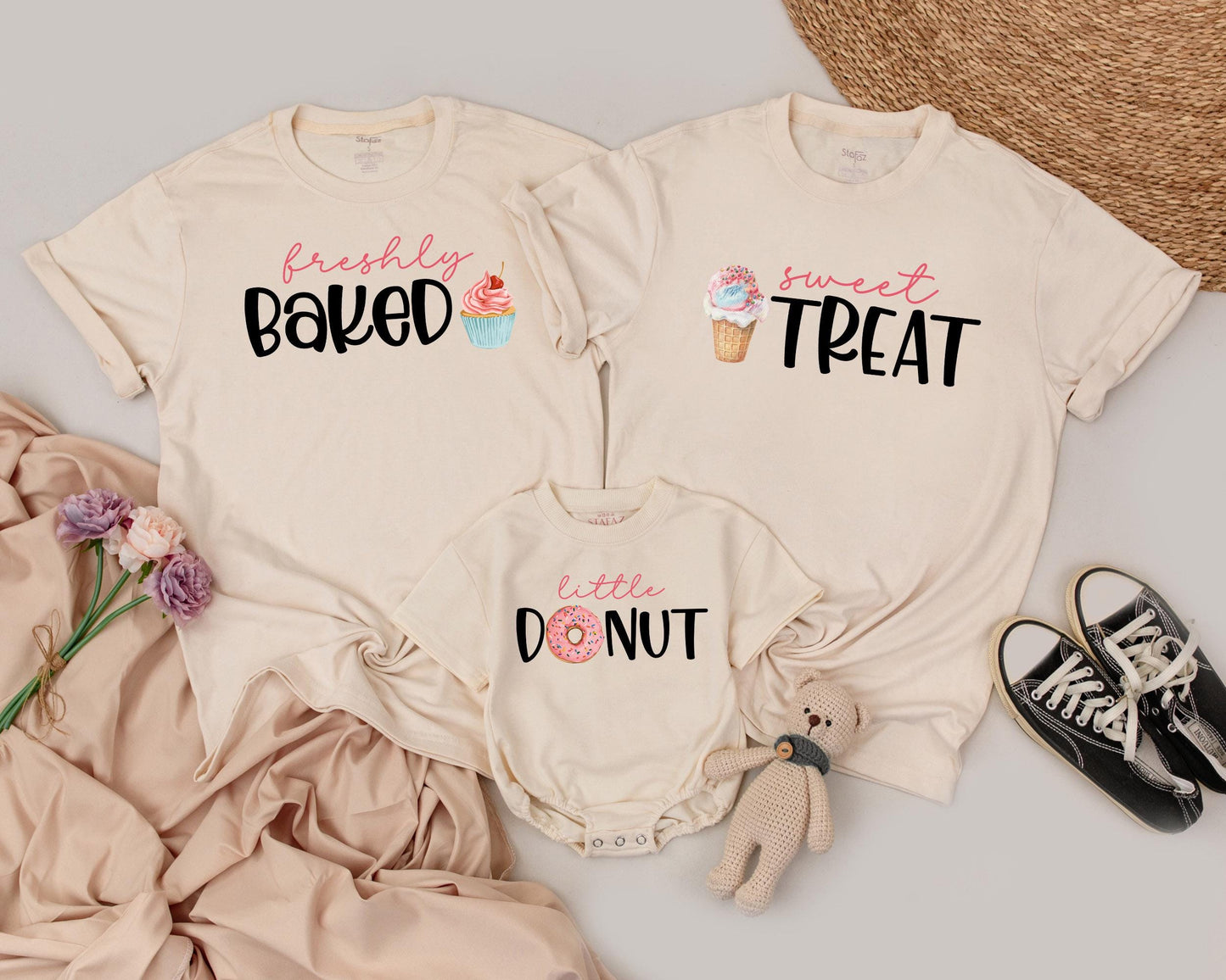 Matching Donut Birthday Family Shirts, Donut Birthday Girl Outfit, 1st Birthday Gifts, Pink Bow Baby Girl Party, Sweet One