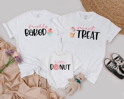 Matching Donut Birthday Family Shirts, Donut Birthday Girl Outfit, 1st Birthday Gifts, Pink Bow Baby Girl Party, Sweet One