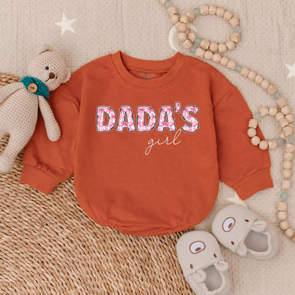 Daddy's Girl Romper Set First Father's Day Baby Clothes Newborn Outfit Cute Dad's Bestie Gift Pregnancy Reveal Shower Clothes, Soft Cotton 138